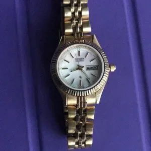 Citizen | Accessories | Citizen Quartz Gold Tone Mother Of  display picture 1